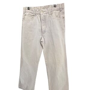 90s GAP USA Jeans Mens 31x32 Gray Denim Pants Cotton‎ Straight Leg Vintage